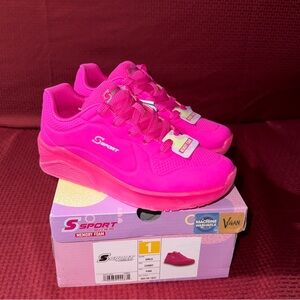 S Sport By Skechers Girls' Conny Sneakers -
Pink size 1 #0060